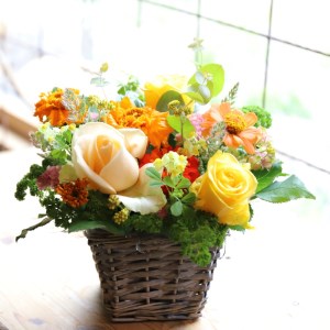No.1339-1 【季節の花】生花アレンジおまかせ
