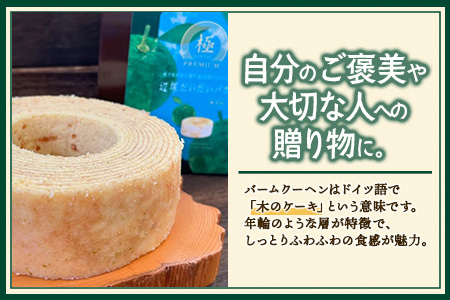  ≪極≫ 辺塚だいだい バウムクーヘン　1個 ｜菓子 おかし スイーツ デザート バウムクーヘン 食品 人気 おすすめ 柑橘 SH-713