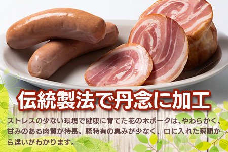 花の木農場【ハム詰め合わせセット】7種 計1,000g HK-501｜ハム ソーセージ 詰め合わせ セット ウインナー クラフトハム 国産 厳選 ノウフク 鹿児島県 南大隅町 第2花の木ファーム　