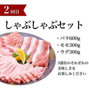 【E57006】<定期便・全6回>肝付町鰻と肉を楽しむ定期便 鹿児島 豚肉 黒豚 しゃぶしゃぶ セット ロース バラ スライス 鰻 うなぎ セレクト【一般社団法人きもつき宇宙協議会】
