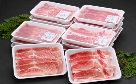 【B05039】鹿児島県産豚モモ・豚ウデスライス16パックセット〈約4.8kg〉