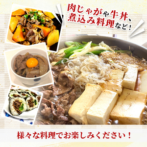 n416-04 ＜数量限定＞2026年4月中に発送！(J-1901)鹿児島黒牛モモ切り落としセット(計900g) 国産 九州産 鹿児島県産 牛肉 肉 モモ 切り落し もも肉 肉じゃが 牛丼 料理 おかず 【種子屋久農業協同組合】