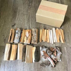 薪のお試しセット 2kg  北海道産 広葉樹 キャンプ_北海道産 道東産 広葉樹 木の皮 焚き付け 用 薪 焚き火 初心者 ソロキャンプ キャンプ 北海道 釧路町 釧路超 特産品 _【1410198】