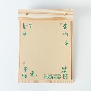 屋久島地杉 メモパッド【YAKUSHIMA BLESS】