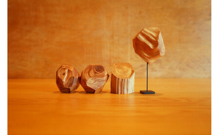 【相良パーティ】屋久檜(ヒノキ)のオブジェ【大サイズ】