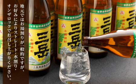 【定期便】屋久島の銘酒『三岳』を毎月お届け！900ml×2本×6カ月 | 焼酎