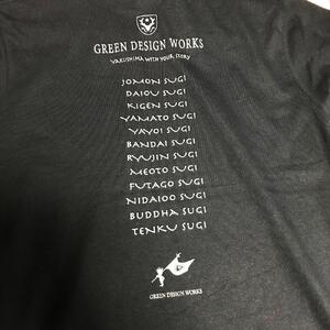 (新タイプ) 屋久島縄文杉Tシャツ LIFE is (黒) サイズ：M (男女兼用)