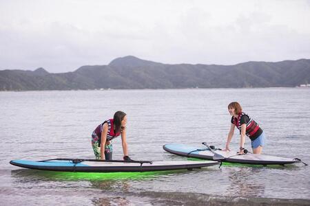 奄美ブルーを楽しむ!SUPレンタル