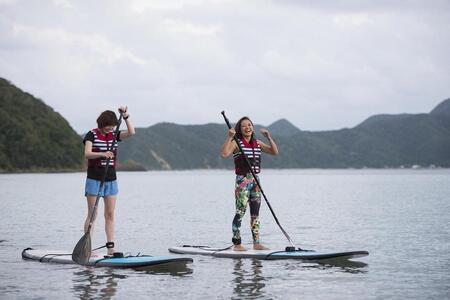 奄美ブルーを楽しむ!SUPレンタル