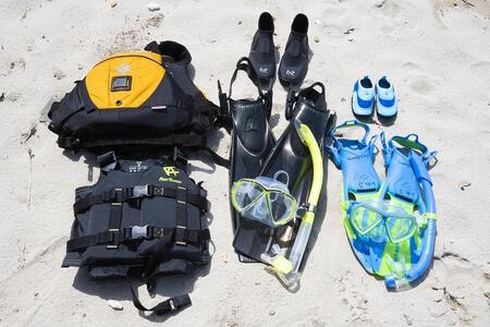 綺麗な海でのんびり。シュノーケリングレンタル