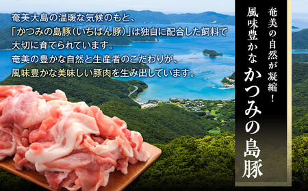 かつみの島豚いちばん豚（小間切れ）1.5kg