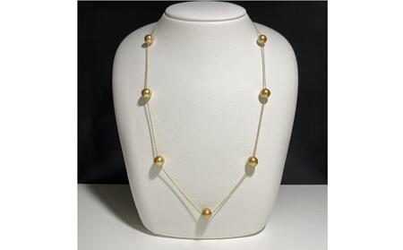 【奄美パール】Amami gold®×Sunshine Gold 白蝶真珠7mm K18イエローゴールドネックレス1674<数量限定>