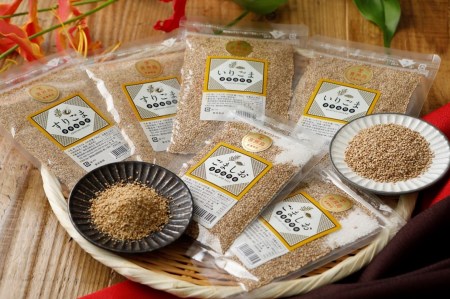 【純国産100％】白ごま３点セット(いりごま・すりごま・ごま塩)各2袋