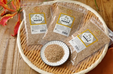 国産100%いりごま 40g×3袋【ポスト投函/日付指定不可】