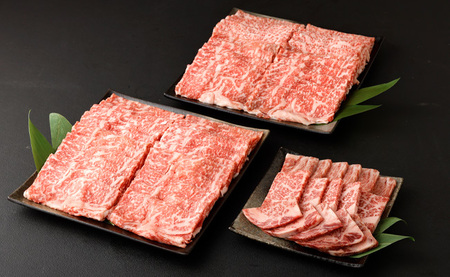 特選 黒毛和牛 ロース すき焼き＆焼肉セット 計1.9kg（すき焼き用 500g×3・焼肉用 400g）国産 牛肉 Z-2