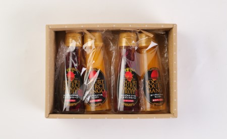 【鹿児島県天城町】宝果樹園 の 濃厚 ヨーグルト ソース 4本 セット AT-11-N