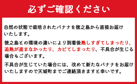 【鹿児島県天城町】【2026年発送】徳之島子宝バナナ 3kg 島バナナ バナナ AL-10-N