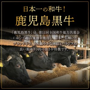 【W032-006u】鹿児島黒牛スライス（肩ロース・ウデ）セット 600g