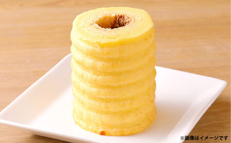 花あかりのソフトバウムクーヘン 2個セット(プレーン&抹茶)