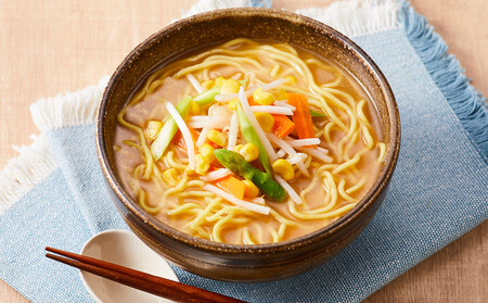 工場直送!!北海道産小麦100%使用熟成ちぢれ乾燥ラーメン6食入り スープ付き