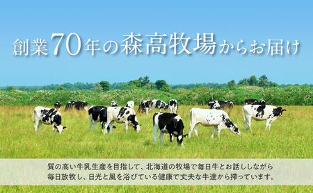 森高特選 牛乳 6本 セット (1本あたり１L×6本,合計６L) 北海道 牛乳 ミルク 