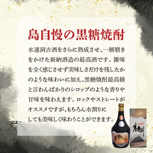 水連洞秘蔵酒 40度 720ml 2本（箱入）C047-014-02 酒 焼酎 奄美群島 シロップ 銘柄 黒糖焼酎 黒糖 ロック ストレート お土産 ギフト お勧め 株式会社森洋光商店 ふるさと納税 知名町 おすすめ ランキング プレゼント ギフト