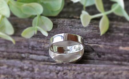 黒須弥山を素材にした「リング」貝工房かざはな【RS-1】