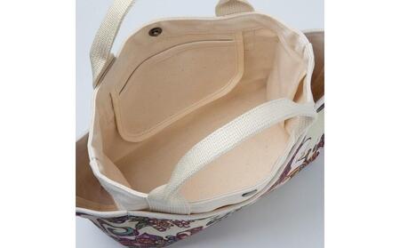 琉球帆布 お散歩バッグ 【きらきらシークヮーサー】