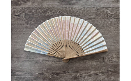 びんがたプリント月桃紙扇子〜首里のまちなみ〜