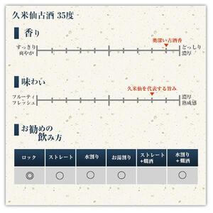 久米仙一升瓶古酒35度 1800ml 6本セット|久米仙 泡盛 酒 人気