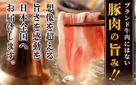 やえやまファームのアグー豚 (F1種) 南ぬ豚 しゃぶしゃぶ用 ロース200g+バラ200g【 豚肉 しゃぶしゃぶ 豚しゃぶ 南ぬ豚 アグー豚 石垣 石垣島 沖縄 八重山 】 E-33