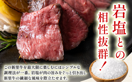 石垣島産 黒毛和牛 新里牛 濃厚赤身ローストビーフ用(ソトモモ)(200g~300g×2個)合計500g以上 SZ-11