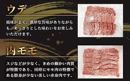 石垣島産 黒毛和牛 新里牛 赤身系焼き肉用 (300g×2) 合計600g（ウデ・ウチモモ・トウガラシから2つ）SZ-21