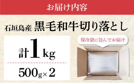【順次発送】担当者イチオシ!! 石垣島産《黒毛和牛》切り落とし 1kg (500g×2)お肉 肉 牛肉 冷凍 すきやき すき焼き 牛丼 和牛 しゃぶしゃぶ 八重山食肉センター 切落とし YC-4