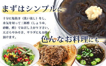 【石垣島特産】天然もずく（塩漬け）、たっぷり食べ応え2.25kg（450g×5個）【 沖縄 石垣島 八重山 もずく 塩もずく】 R-33