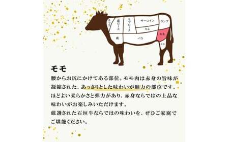 石垣牛 特選 モモ 焼肉 400g E-43