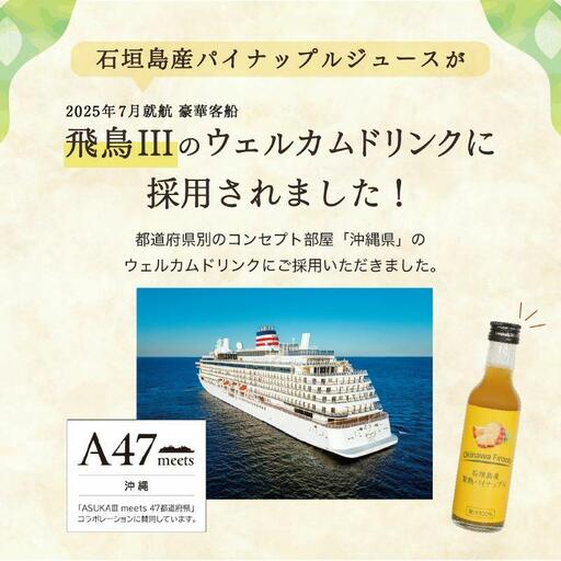 石垣島産 パイナップルジュース 200ml×10本