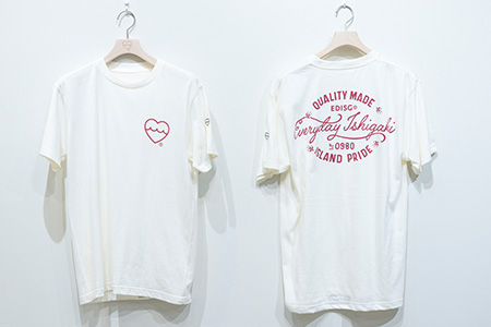 EDISG Tシャツ Island Pride【カラー:オフホワイト】【サイズ:Sサイズ】KB-70-1