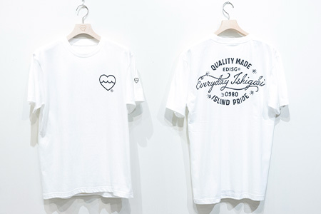 ふるさと納税 服 男 沖縄県 石垣市 EDISG Tシャツ  Pride カラー:オフホワイト サイズ:XSサイズ KB-69-1 EDISG Tシャツ Island Pride【カラー:オフホワイト】【サイズ:XS