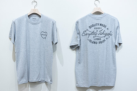 EDISG Tシャツ Island Pride【カラー:グレー】【サイズ:Lサイズ】KB-77-1