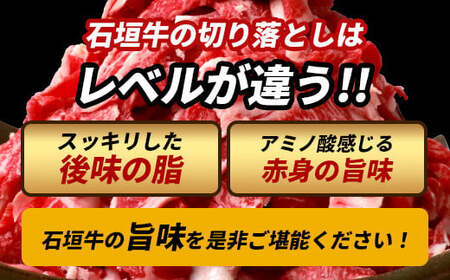 石垣牛・赤身系切り落とし どっさり山盛り1kg入り