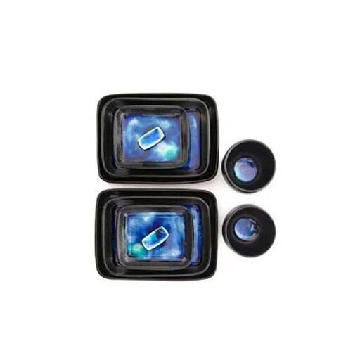 石垣焼窯元皿 2枚セット ① (石垣焼窯元 美しい沖縄の陶芸) 石垣焼窯元皿 2枚セット ① (石垣焼窯元 美しい沖縄の陶芸)