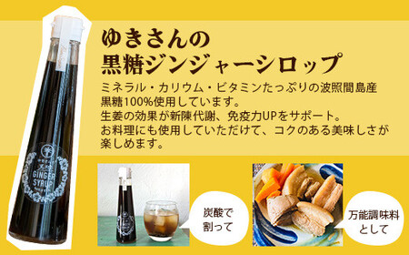 黒糖ジンジャーシロップ 200ml たっぷり使える 直営店舗限定サイズ | 沖縄県石垣市 沖縄 沖縄県 石垣 石垣島 送料無料 生姜 シロップ ジンジャー ジンジャーシロップ 塩 サトウキビ 黒糖 砂糖 赤唐辛子 ギフト 国産 HW-4