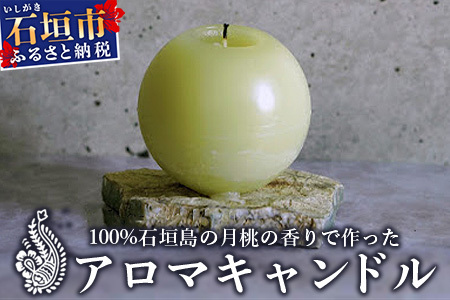 100%⽯垣島の⽉桃の⾹りで作ったアロマキャンドル MU-1 【沖縄県石垣市 沖縄 沖縄県 琉球 八重山 八重山諸島 石垣 石垣島 送料無料 アロマキャンドル アロマ キャンドル 月桃 国産】