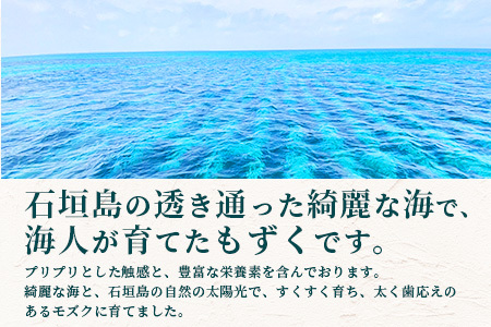 石垣島産 海人の味付け海雲(もずく) 1kg （250g×4） KS-1