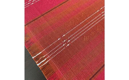 【テーブルセンター(赤)】うらそえ織