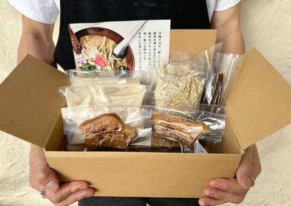 【貝出汁そば】4食セット｜沖縄そば　キセキ　人気