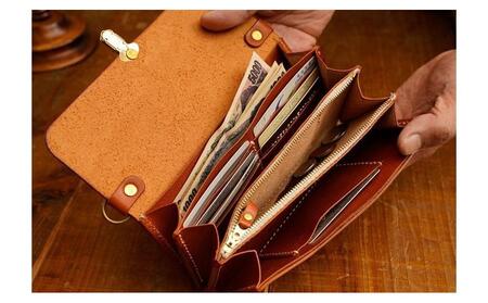 【レザーベース】BAGウォレット（ブラウン）