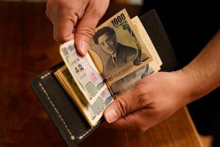 【レザーベース】マネークリップ（ブラック）