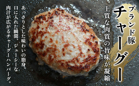 ブランド豚チャーグー100％「ハンバーグ」130g×10個 沖縄 ブランド豚 チャーグー 黒豚 アグー お肉 豚肉 希少 人気 惣菜 おかず 冷凍 応援 名護市 北部農林高校